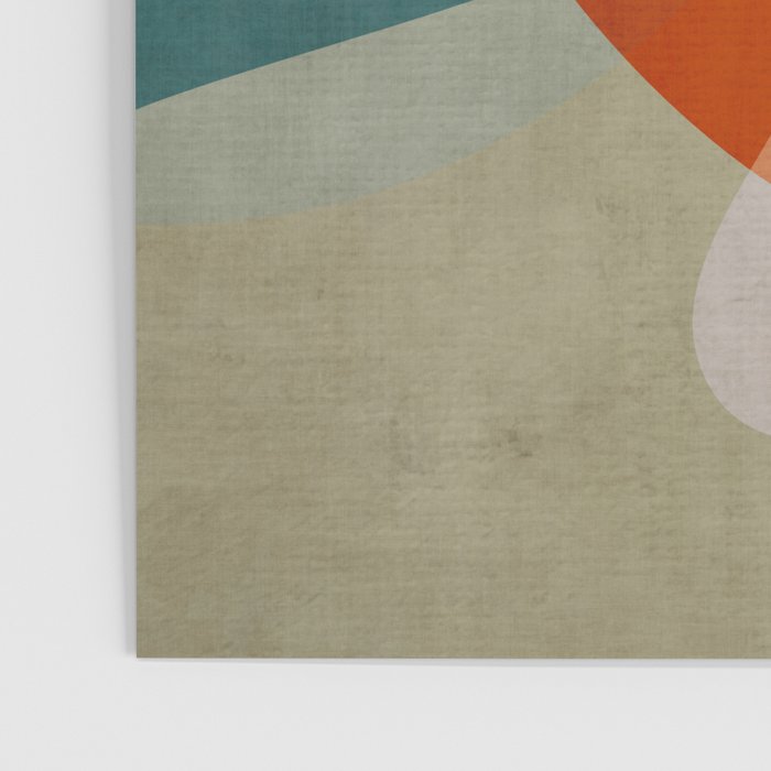 MCM Abstract Red Beige II Poster Gallery Image 3