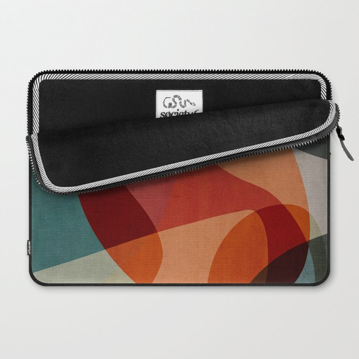 MCM Abstract Red Beige II Laptop Sleeve Gallery Image 2
