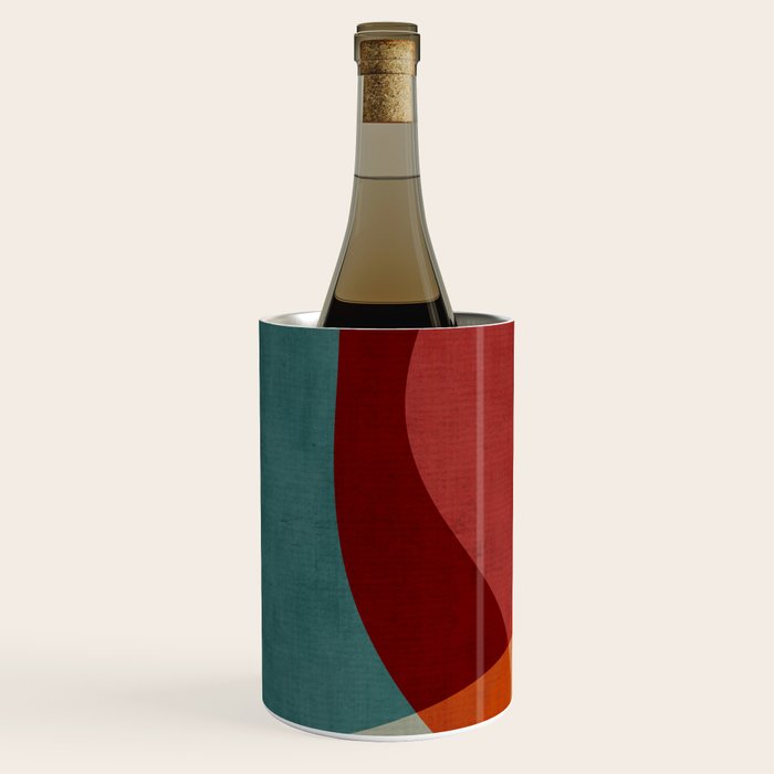 MCM Abstract Red Beige II Wine Chiller Gallery Image 2