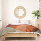 MCM Abstract Red Beige II Duvet Cover Gallery Image 3