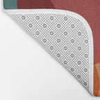 MCM Abstract Red Beige II Bath Mat Gallery Image 2
