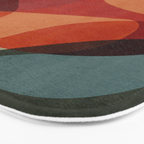 MCM Abstract Red Beige II Bath Mat Gallery Image 3