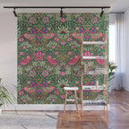 William Morris "Strawberry Thief" 7. Wall Mural Gallery Image 1