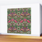 William Morris "Strawberry Thief" 7. Wall Mural Gallery Image 2