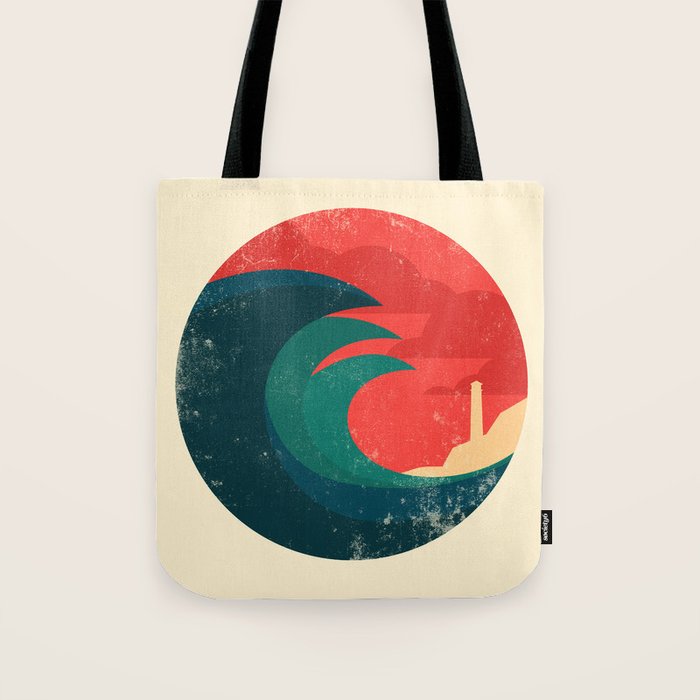 The wild ocean Tote Bag Gallery Image 1