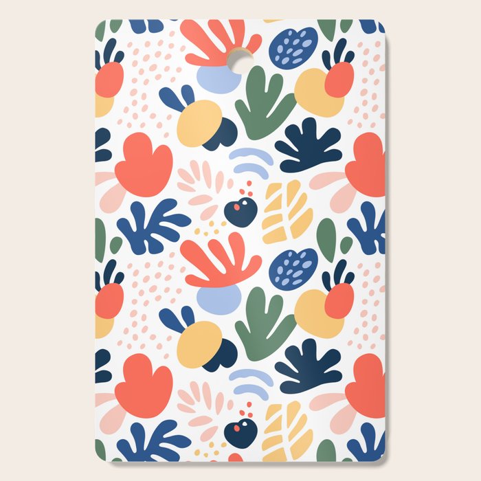 Abstract organic nature art pattern Cutting Board Gallery Image 1