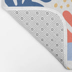 Abstract organic nature art pattern Bath Mat Gallery Image 2