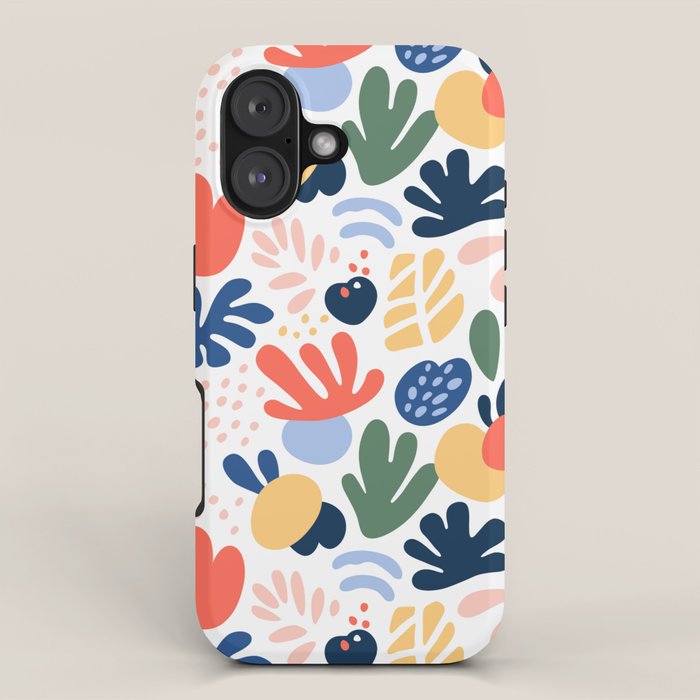 Abstract organic nature art pattern iPhone Case Gallery Image 1