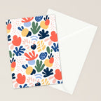 Abstract organic nature art pattern Stationery Card Gallery Image 2
