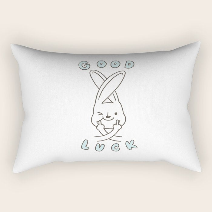 Finger Crossed, Good Luck Rectangular Pillow Gallery Image 2