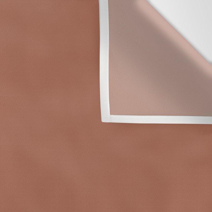 Muted Auburn Terracotta Clay Solid  Wall Tapestry Gallery Image 3