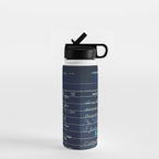 Library Card 23322 Negative Water Bottle Gallery Image 1