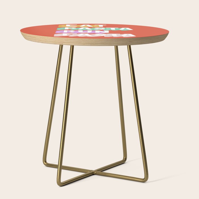 EAT PASTA RUN FASTA Side Table Gallery Image 1