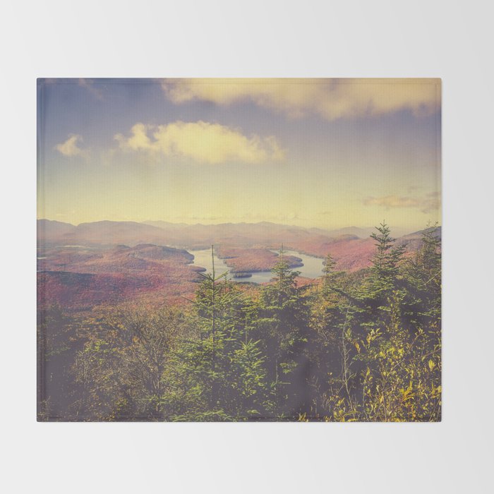 Endless Mountains Forever Wild Throw Blanket Gallery Image 2