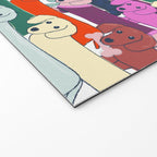 colored doggie pattern Welcome Mat Gallery Image 2