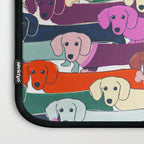 colored doggie pattern Laptop Sleeve Gallery Image 3