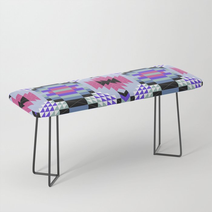 MP Tribal geometric A Bench Gallery Image 1