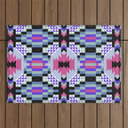 MP Tribal geometric A Outdoor Rug Gallery Image 1