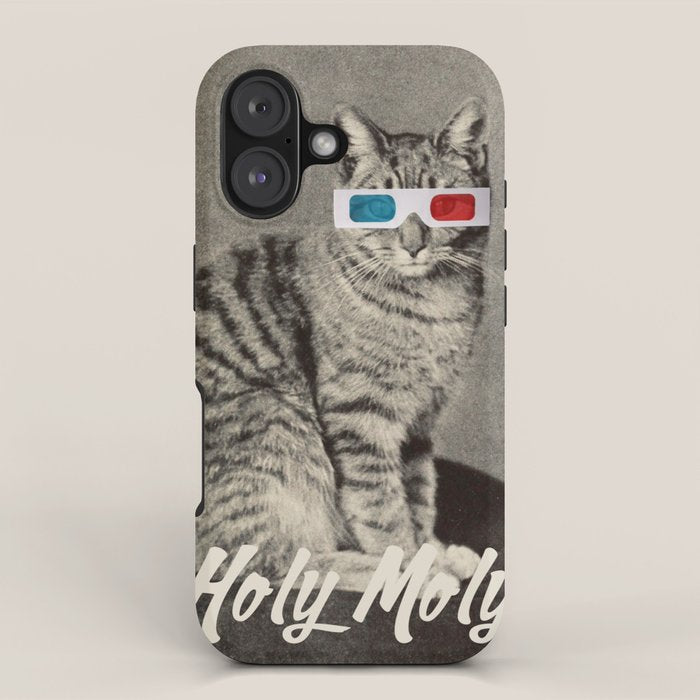 Holy Moly cat iPhone Case Gallery Image 1