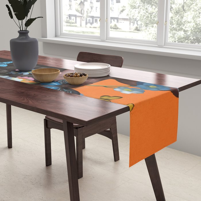Blooming in Flight 2 Table Runner Gallery Image 2