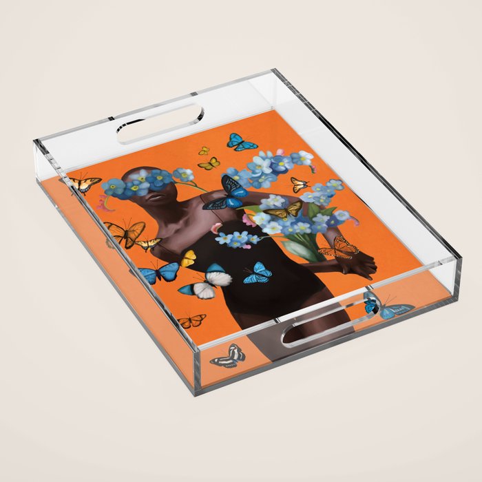 Blooming in Flight 2 Acrylic Tray Gallery Image 1