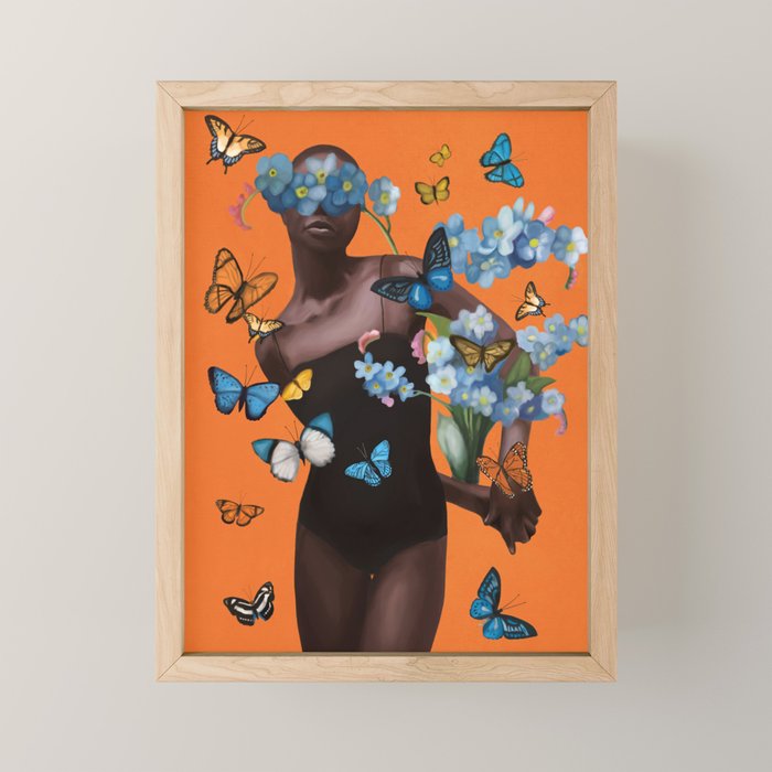 Blooming in Flight 2 Mini Art Print Gallery Image 1