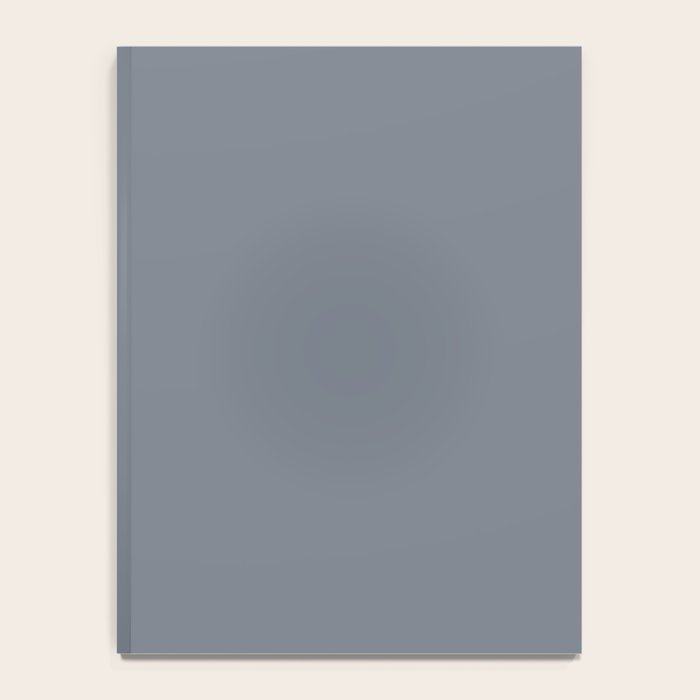 Cool Tone Grey II Solid Color Notebook Gallery Image 4