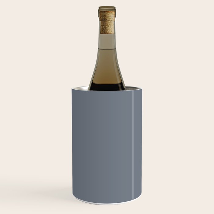 Cool Tone Grey II Solid Color Wine Chiller Gallery Image 3