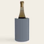 Cool Tone Grey II Solid Color Wine Chiller Gallery Image 2