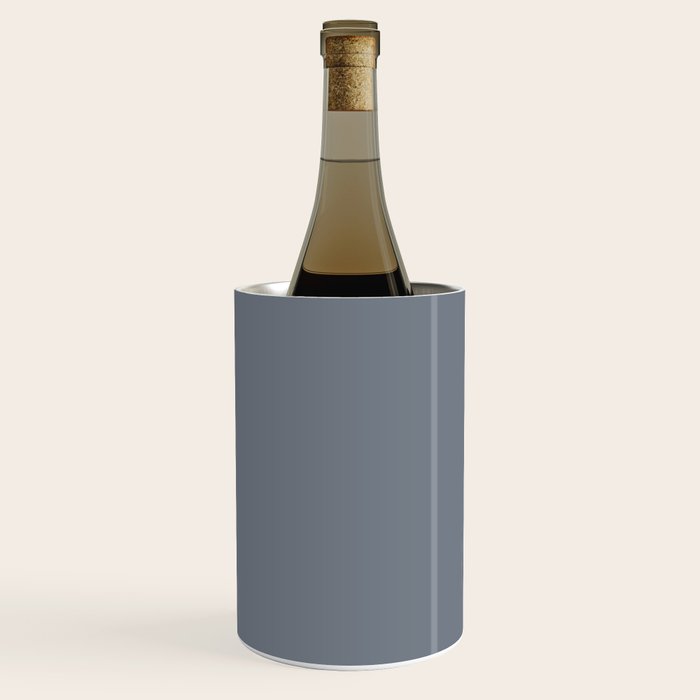 Cool Tone Grey II Solid Color Wine Chiller Gallery Image 1