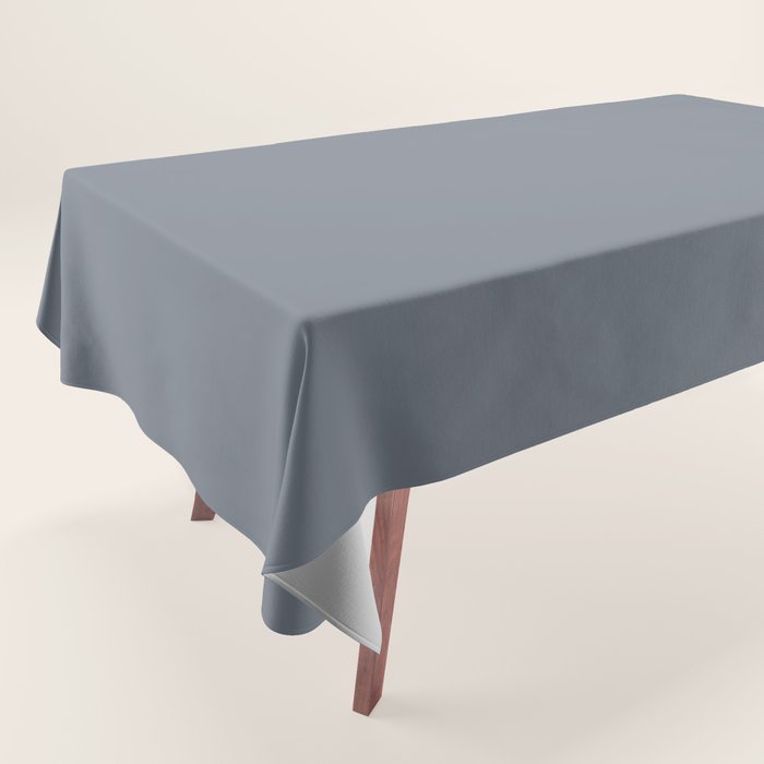 Cool Tone Grey II Solid Color Tablecloth Gallery Image 1