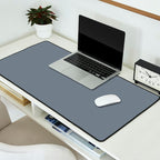Cool Tone Grey II Solid Color Desk Mat Gallery Image 2