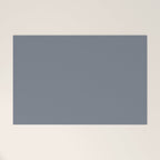 Cool Tone Grey II Solid Color Welcome Mat Gallery Image 1