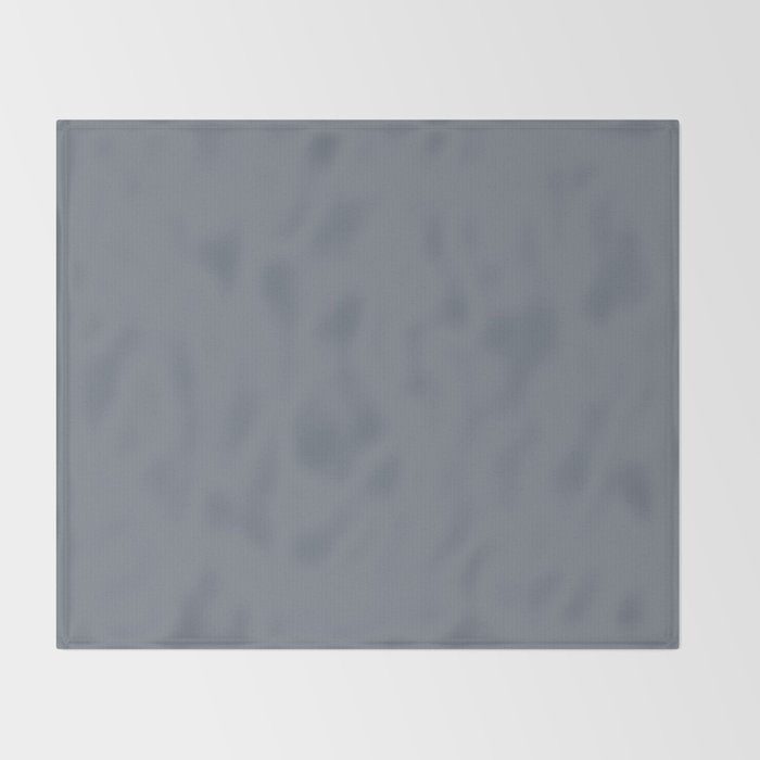 Cool Tone Grey II Solid Color Throw Blanket Gallery Image 2