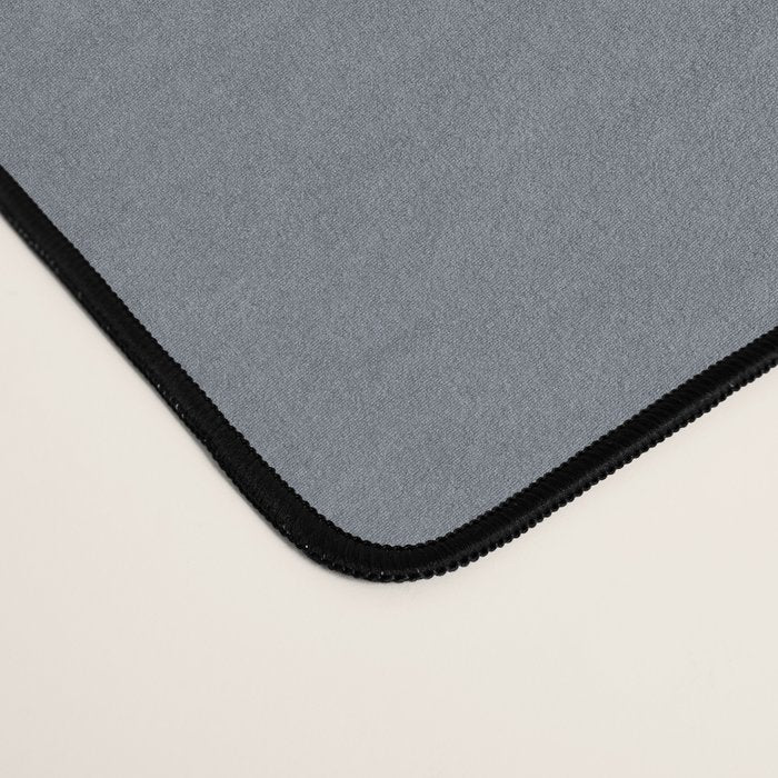 Cool Tone Grey II Solid Color Desk Mat Gallery Image 4