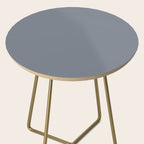 Cool Tone Grey II Solid Color Side Table Gallery Image 2