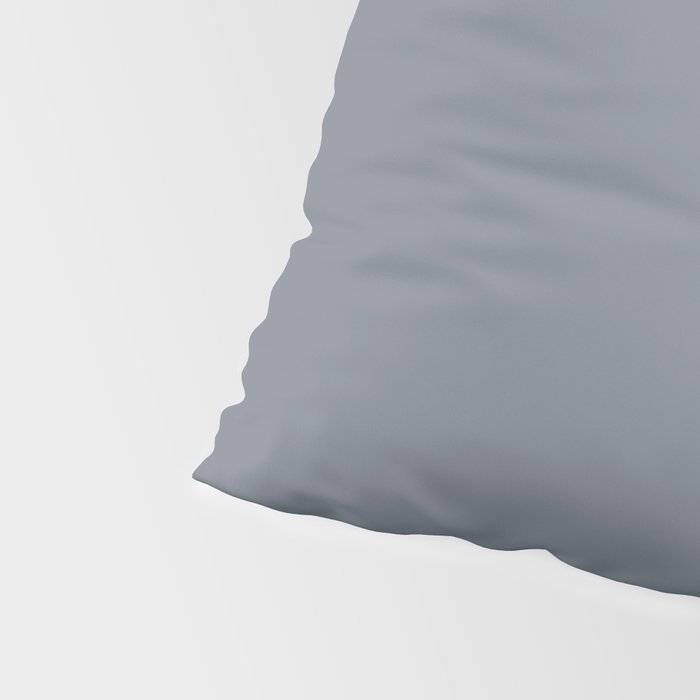 Cool Tone Grey II Solid Color Pillow Sham Gallery Image 4