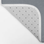 Cool Tone Grey II Solid Color Bath Mat Gallery Image 2