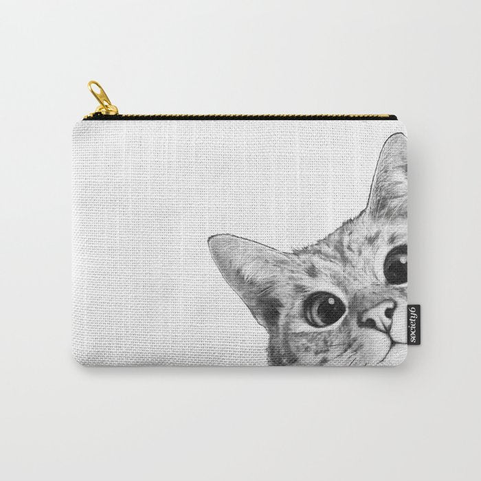 Sneaky Cat Carry All Pouch