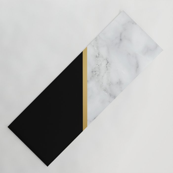 Marble, Stone, Color Block, Minimalist Art Yoga Mat Gallery Image 1