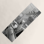 Llama Riding In Taxi Yoga Mat Gallery Image 1