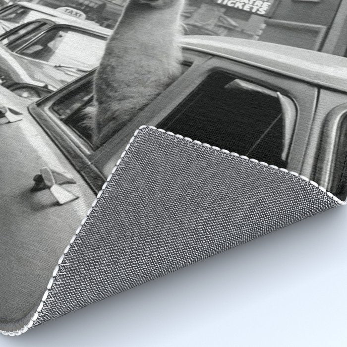 Llama Riding In Taxi Rug Gallery Image 4