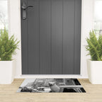 Llama Riding In Taxi Welcome Mat Gallery Image 3