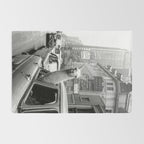 Llama Riding In Taxi Rug Gallery Image 2