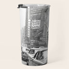 Llama Riding In Taxi Travel Mug Gallery Image 3