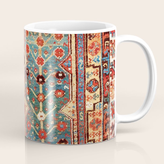 Megri Southwest  Anatolian Rug Print Coffee Mug Gallery Image 1