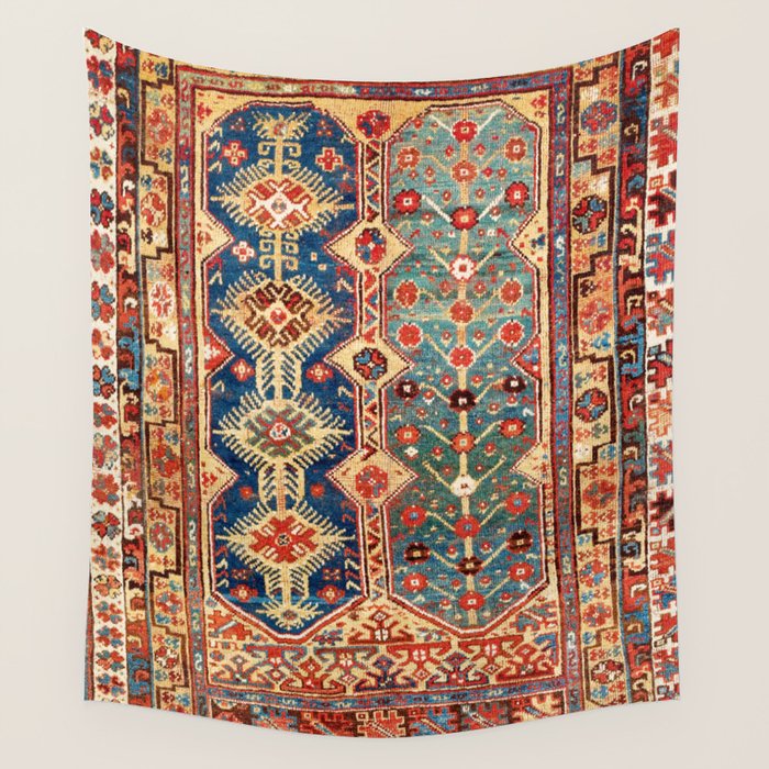 Megri Southwest  Anatolian Rug Print Wall Tapestry Gallery Image 1