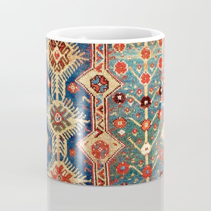 Megri Southwest  Anatolian Rug Print Coffee Mug Gallery Image 4