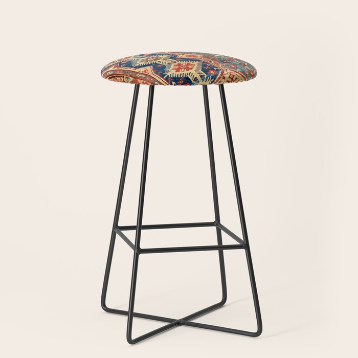 Megri Southwest  Anatolian Rug Print Stool Gallery Image 1