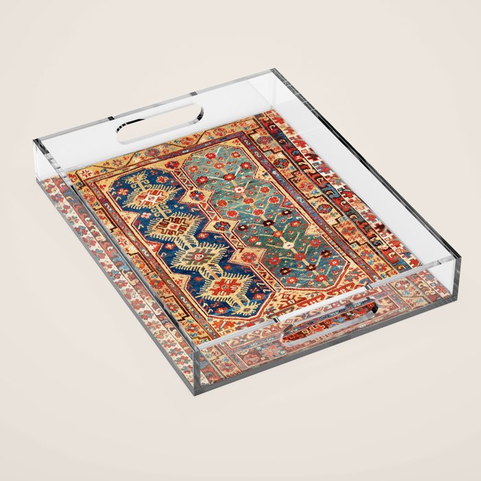 Megri Southwest  Anatolian Rug Print Acrylic Tray Gallery Image 1